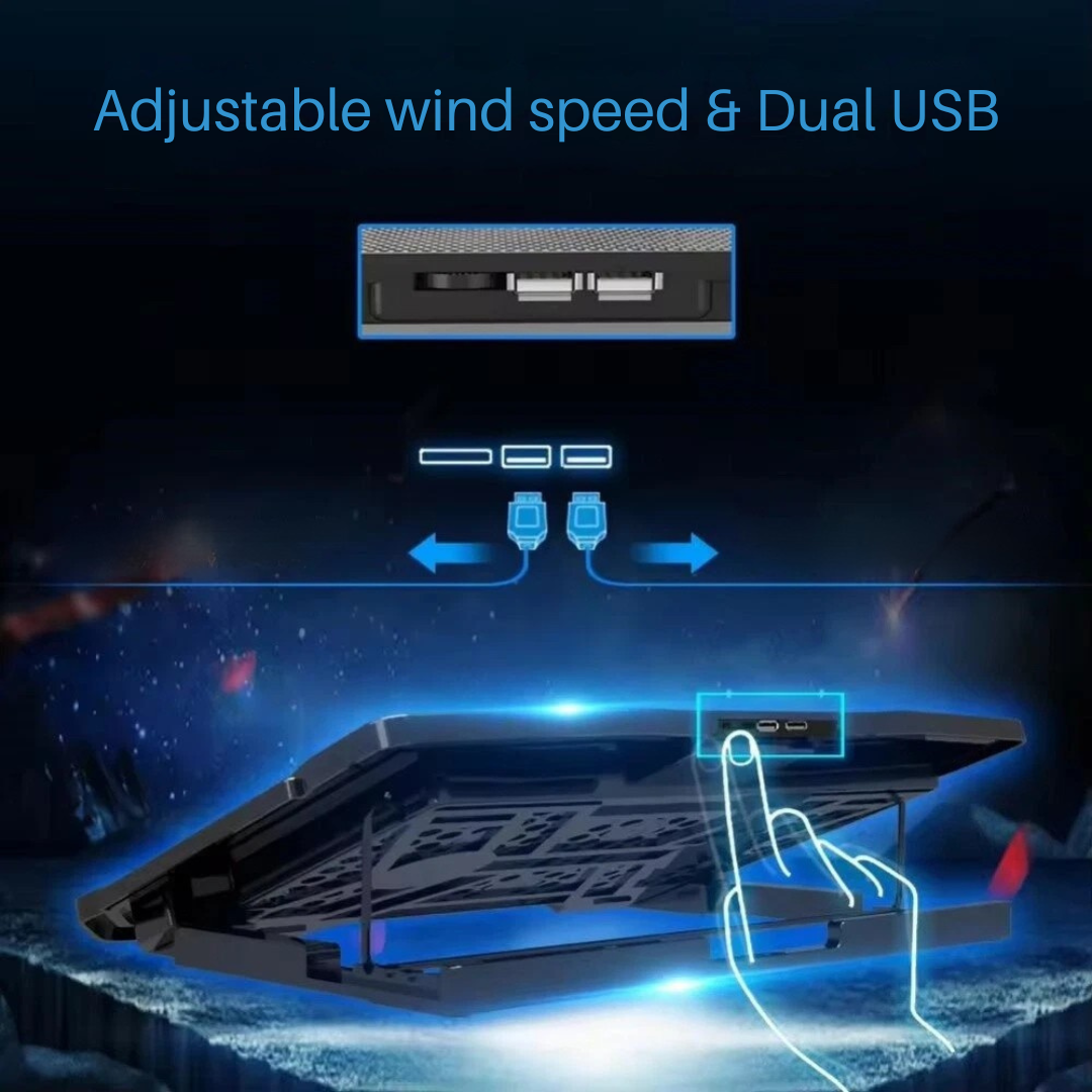 Cooling Pad for Laptops with 6 Fans