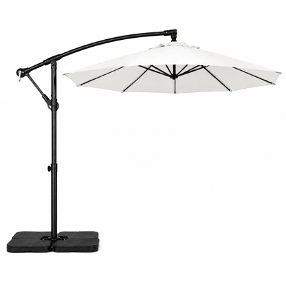 10ft Patio Umbrella with 360° Rotation and Adjustable Tilt