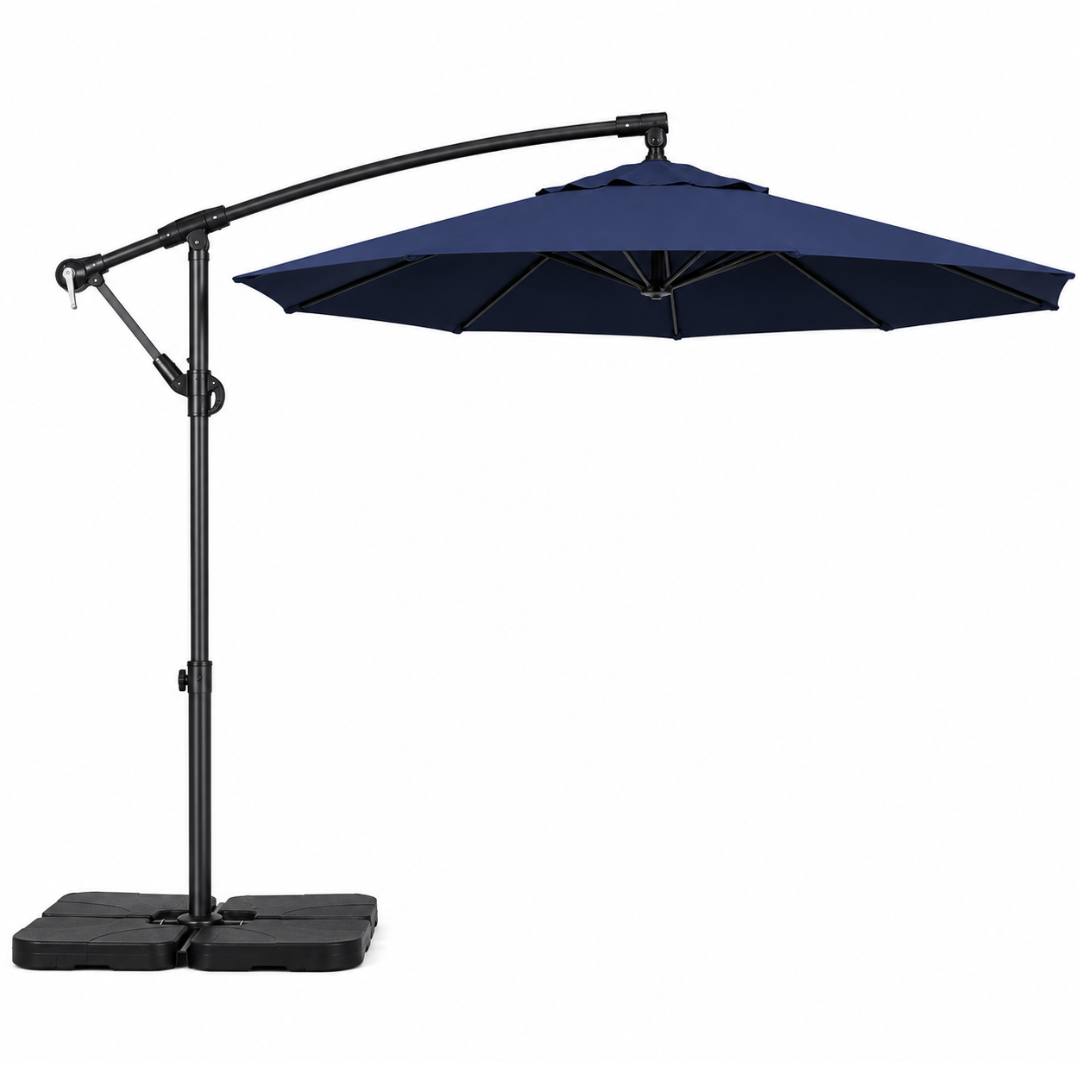 10ft Patio Umbrella with 360° Rotation and Adjustable Tilt