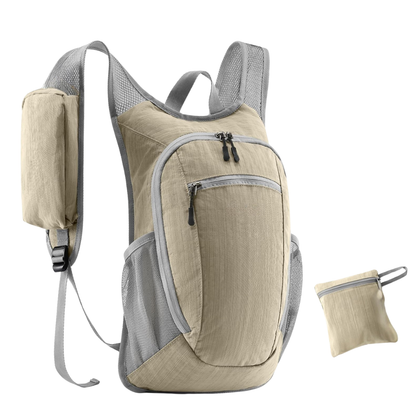 Compact 10L Hiking Backpack with Chest Strap and Storage Pockets