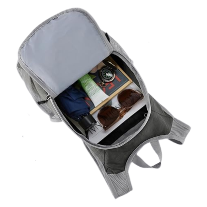 Compact 10L Hiking Backpack with Chest Strap and Storage Pockets