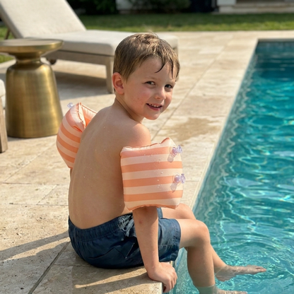 Children's Arm Floaties in Coral Color