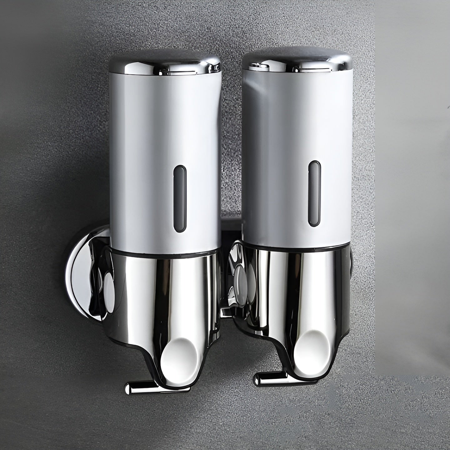 Sleek Marble-Style Wall Soap Dispenser for Effortless Use