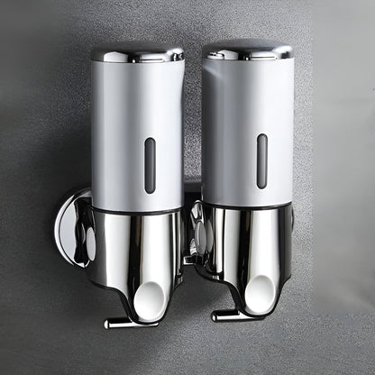 Sleek Marble-Style Wall Soap Dispenser for Effortless Use