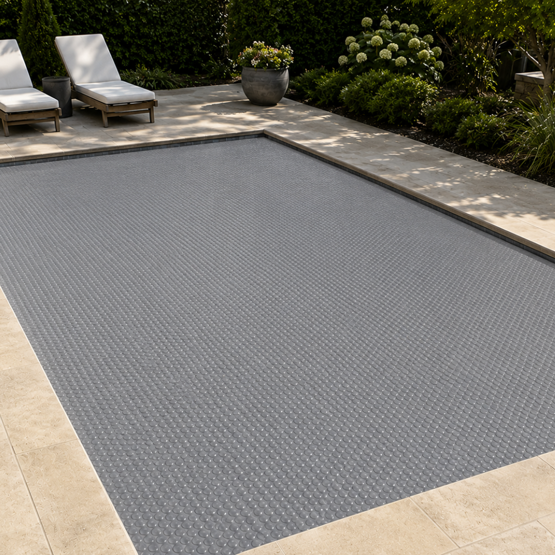 8 Mil PE Bubble Blanket Solar Pool Cover - 12 x 24 ft Rectangle