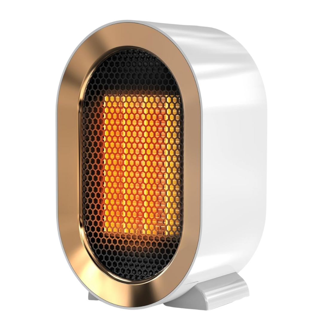 Adjustable Tilt Space Heater, 1200W PTC, Dual Modes, Auto Shutoff