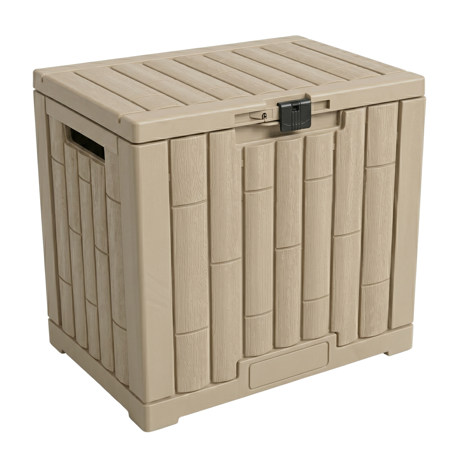 Hinged Lid Storage Container - 120L Capacity with 330 lb Weight Limit