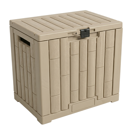 Hinged Lid Storage Container - 120L Capacity with 330 lb Weight Limit