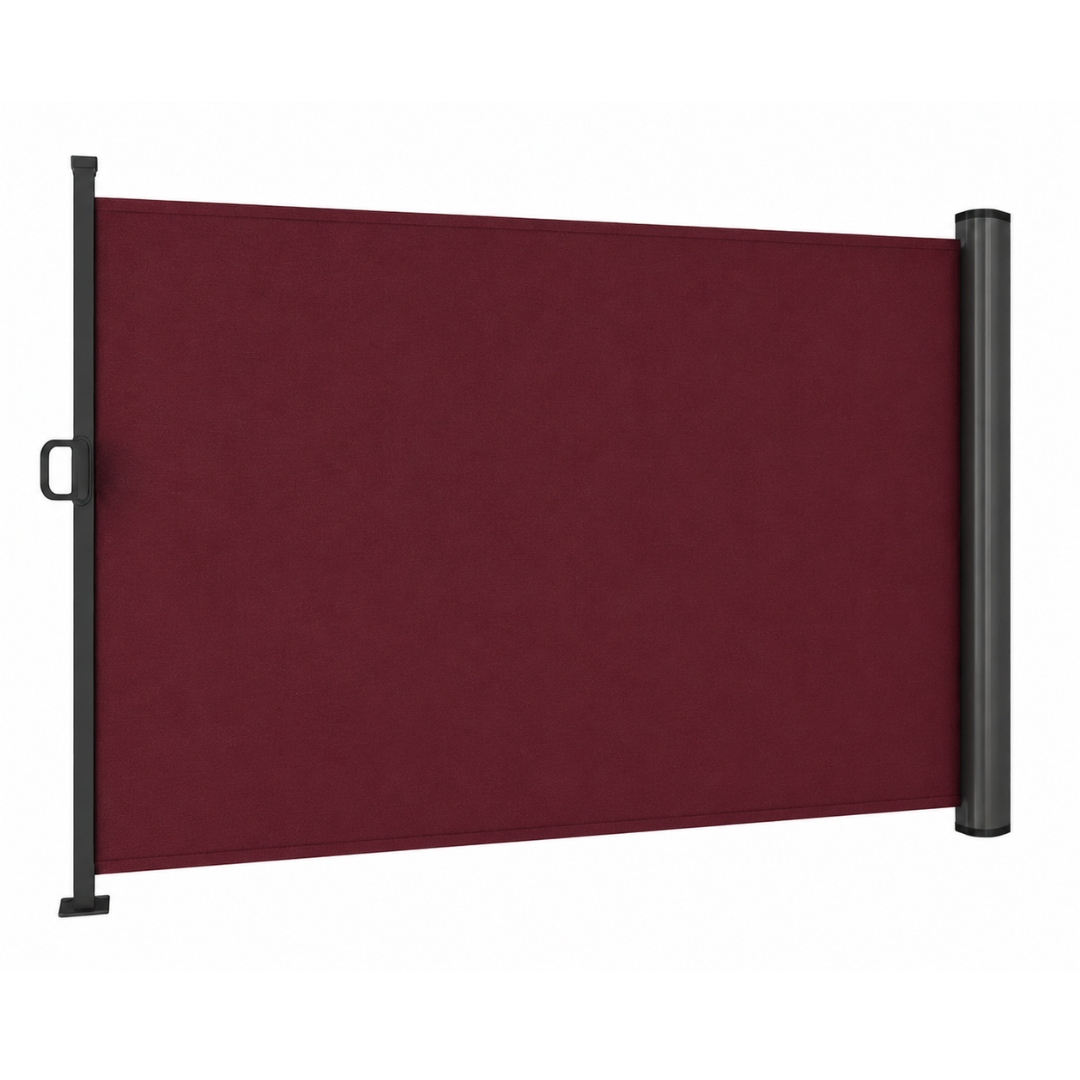 Retractable Privacy Screen Awning 126 inches for Garden Patio
