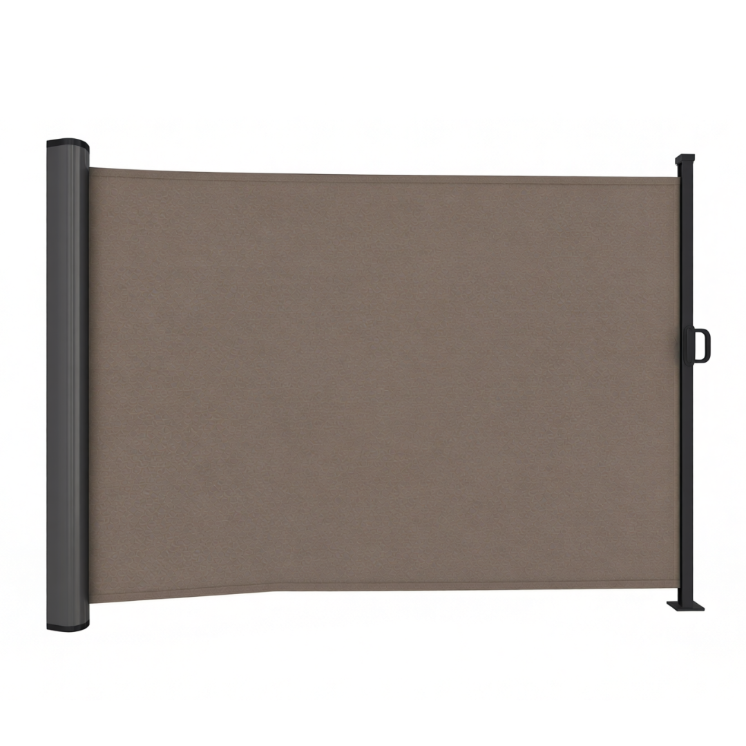 Retractable Privacy Screen Awning 126 inches for Garden Patio