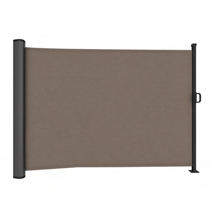 Retractable Privacy Screen Awning 126 inches for Garden Patio