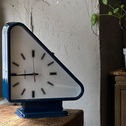 Elegant Dual-Sided Geometric Wall Clock for Modern Spaces