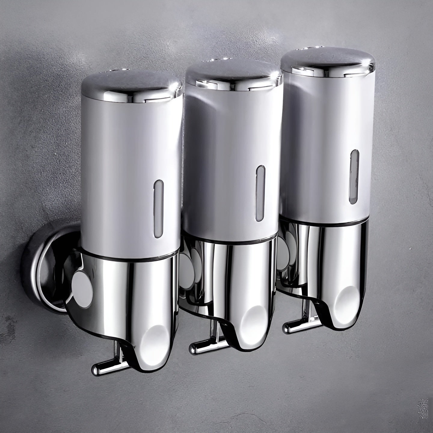 Sleek Marble-Style Wall Soap Dispenser for Effortless Use