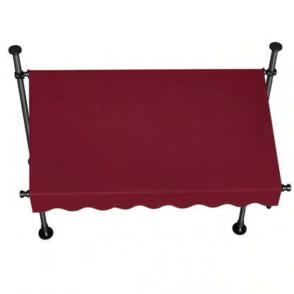 Manual Retractable Awning, 138 Inches Wide with 47 Inch Projection