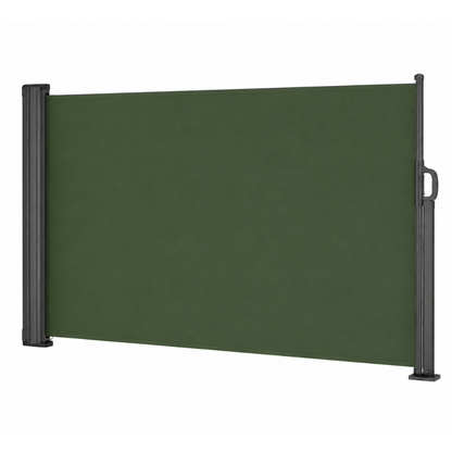 71-Inch High Retractable Privacy Screen Awning - 138 Inches Wide