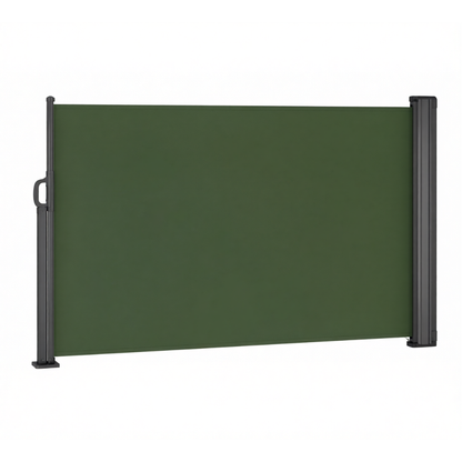 71-Inch High Retractable Privacy Screen Awning - 138 Inches Wide