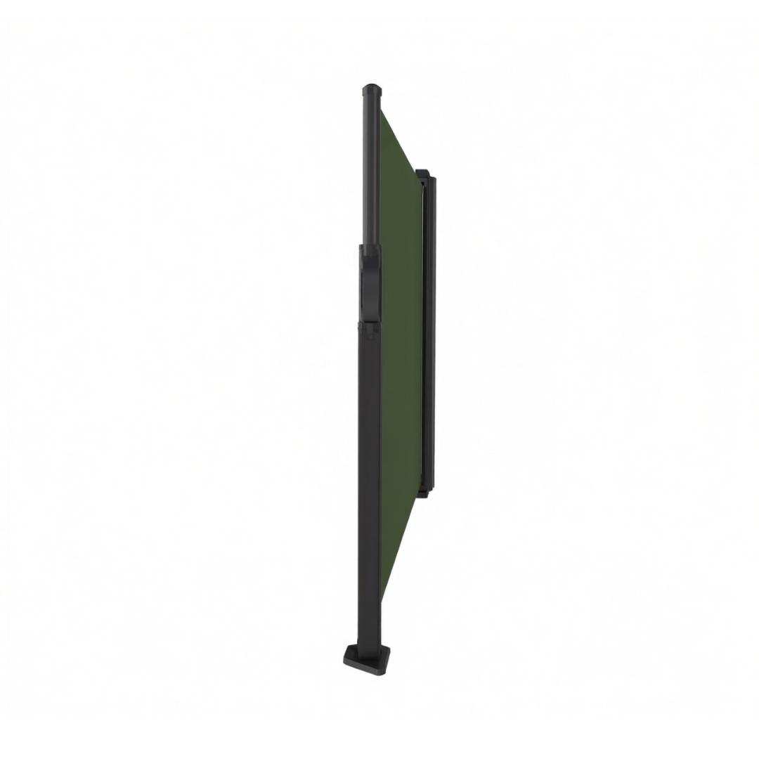 71-Inch High Retractable Privacy Screen Awning - 138 Inches Wide