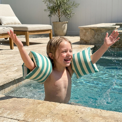 Children's Arm Floaties in Coral Color