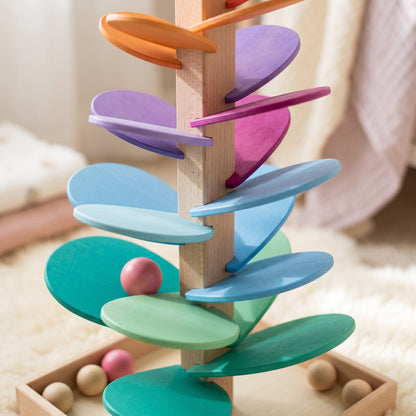 Wooden Sound Tower for Enhanced Audio Experience