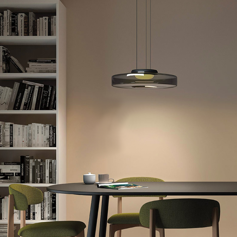 Sleek Glass Pendant Light – Contemporary Hanging Fixture