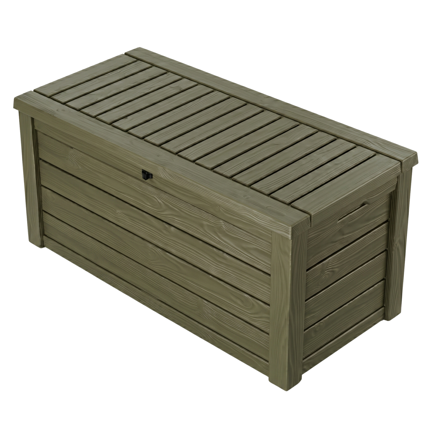 Outdoor Storage Bench with 150 Gallon Capacity - Resin Deck Box