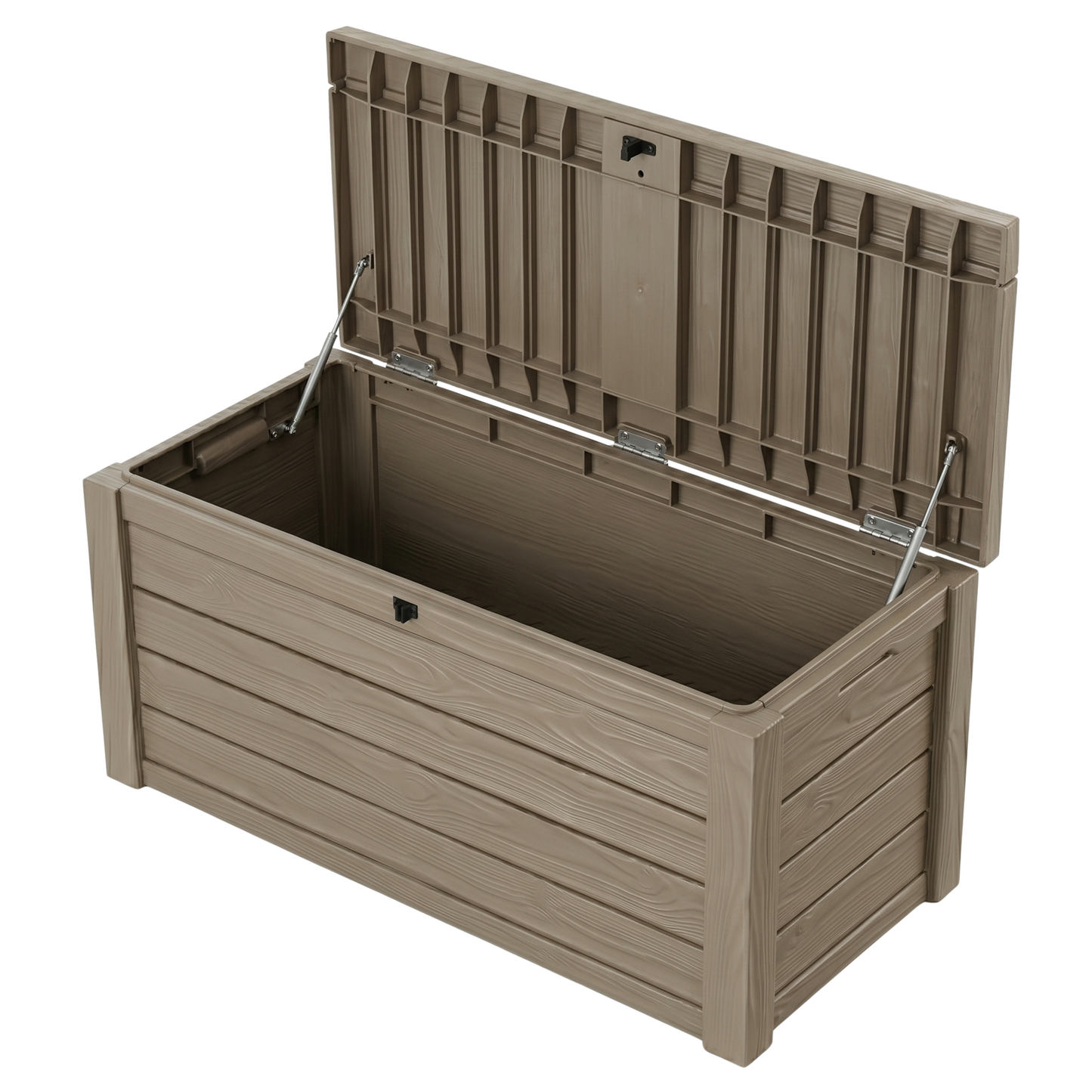 Outdoor Storage Bench with 150 Gallon Capacity - Resin Deck Box