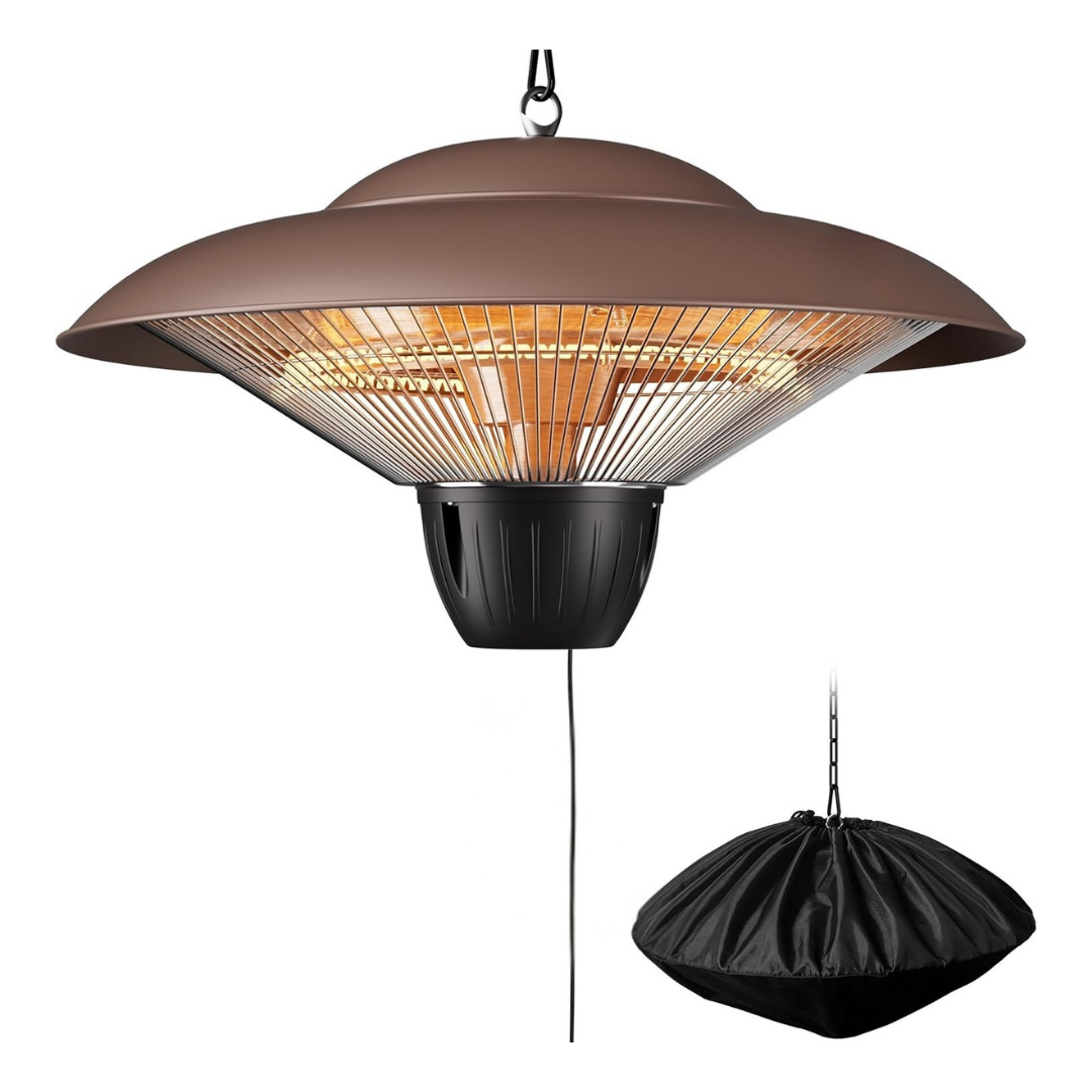 Outdoor Infrared Patio Heater – 1500W, Hanging with Chains