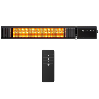 Wall-Mounted Infrared Patio Heater 1500W with WiFi App and Remote