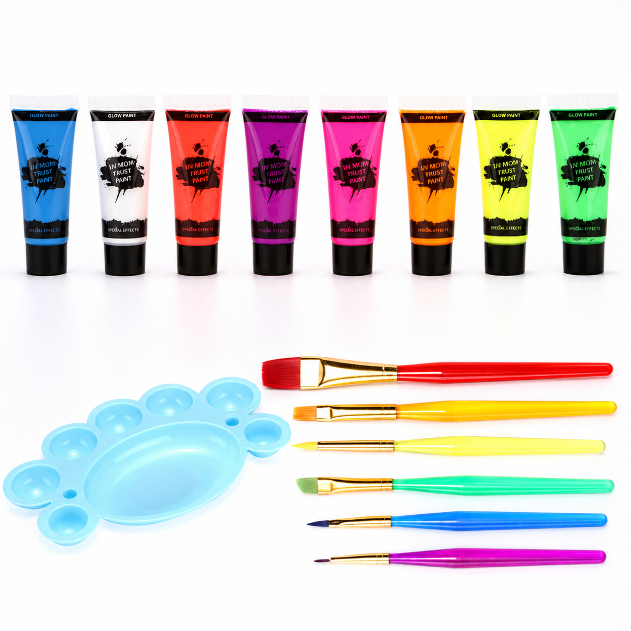 Vibrant UV Body Art Kit for Unforgettable Events