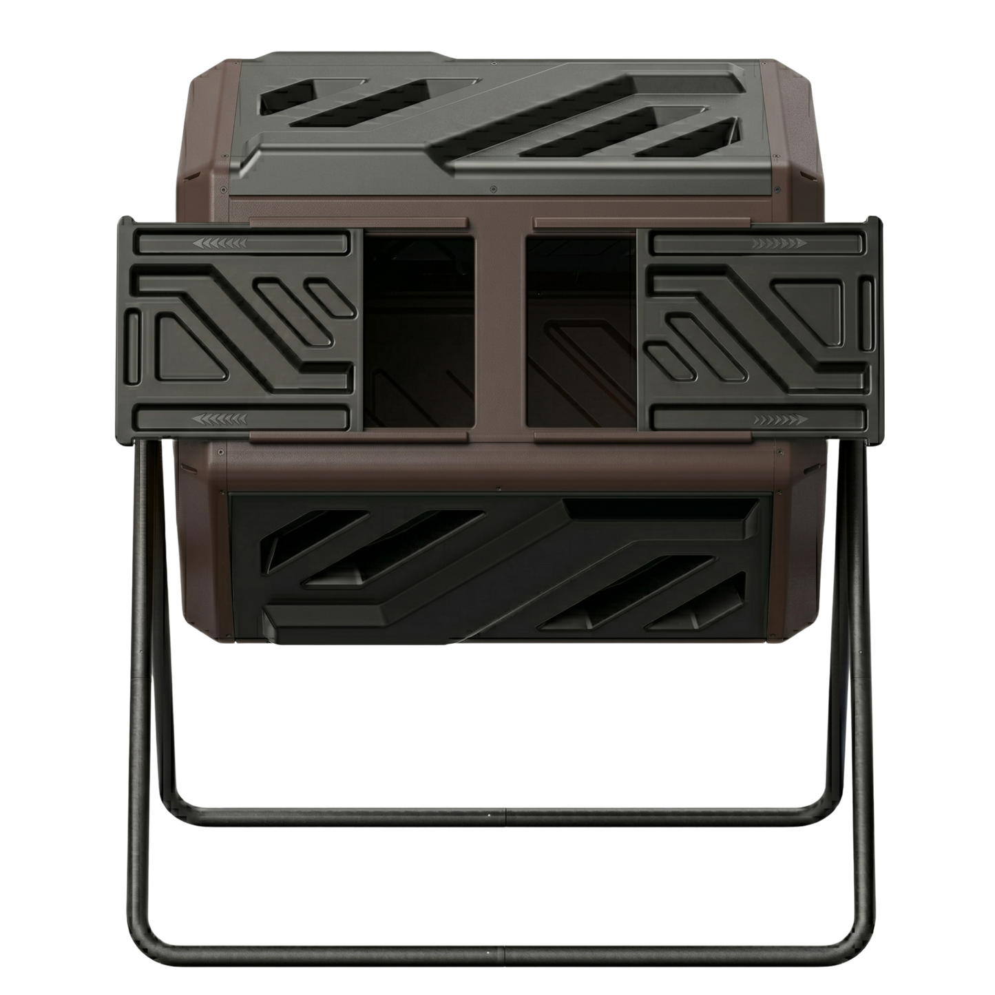 Dual Chamber Rotating Compost Bin System – 160L Tumbler Frame