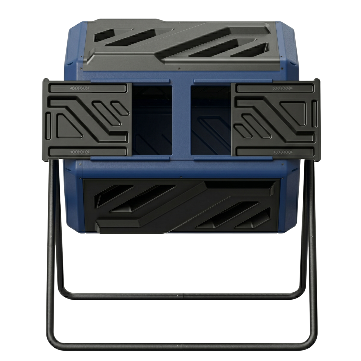 Dual Chamber Rotating Compost Bin System – 160L Tumbler Frame