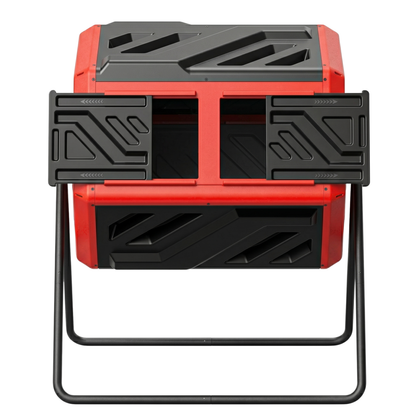 Dual Chamber Rotating Compost Bin System – 160L Tumbler Frame