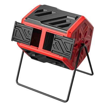 Dual Chamber Rotating Compost Bin System – 160L Tumbler Frame