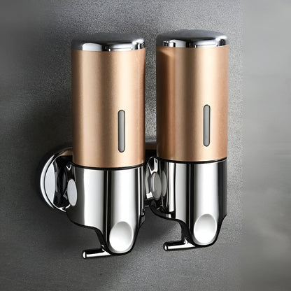 Sleek Marble-Style Wall Soap Dispenser for Effortless Use