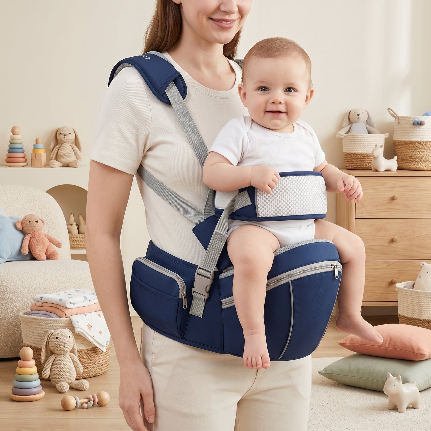 Infant Hip Carrier for Comfortable Baby Wearing
