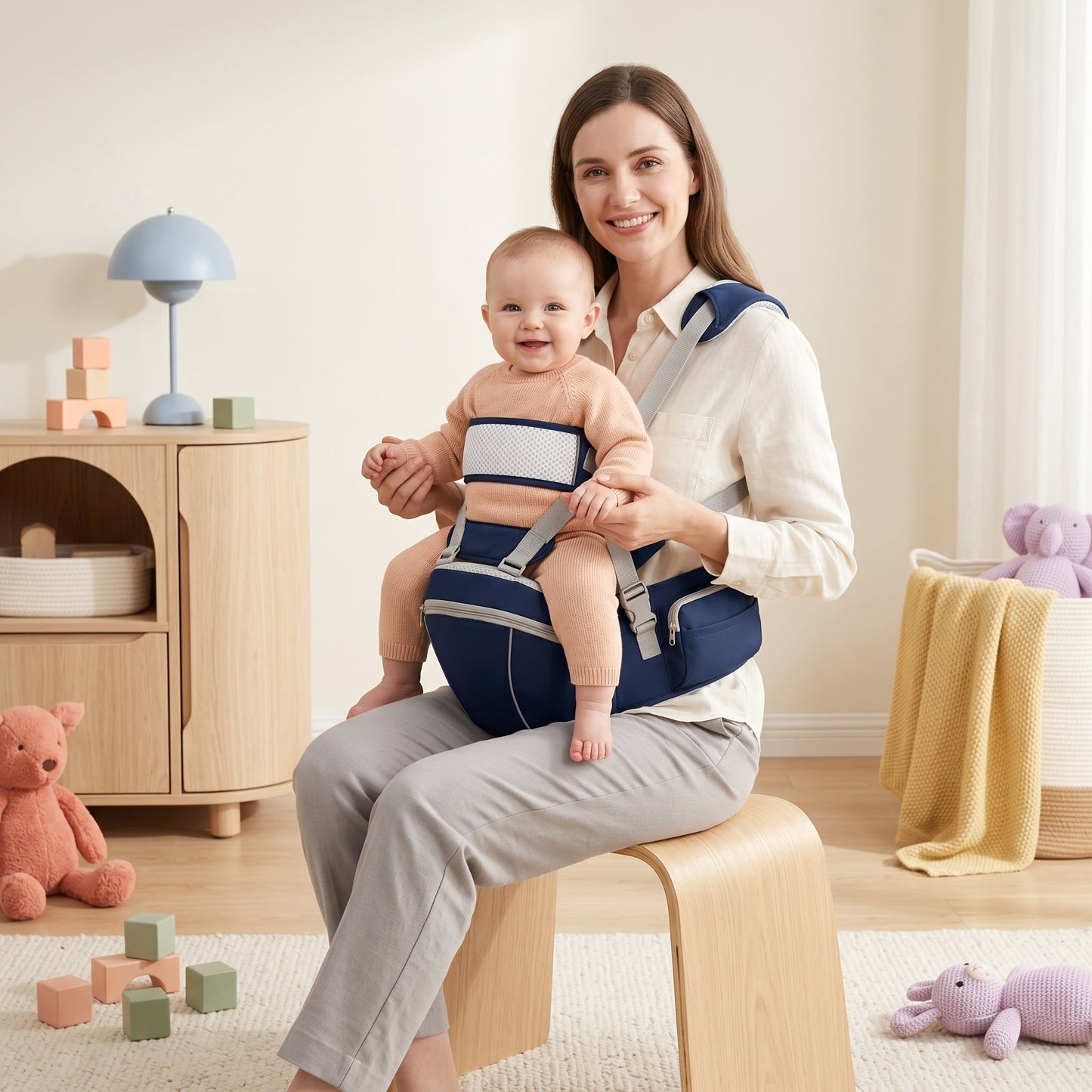 Infant Hip Carrier for Comfortable Baby Wearing