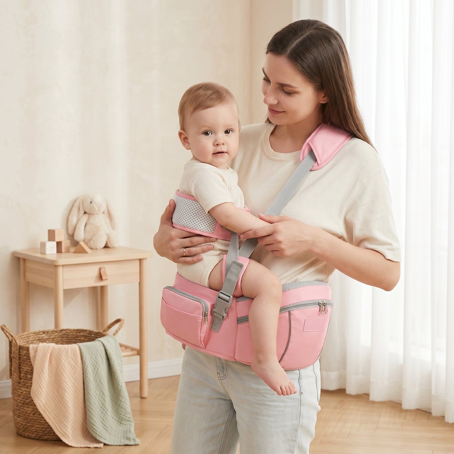 Infant Hip Carrier for Comfortable Baby Wearing