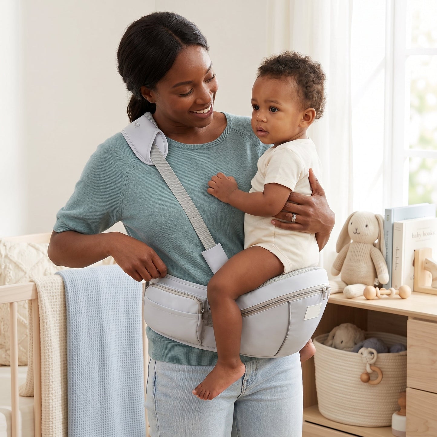 Infant Hip Carrier for Comfortable Baby Wearing