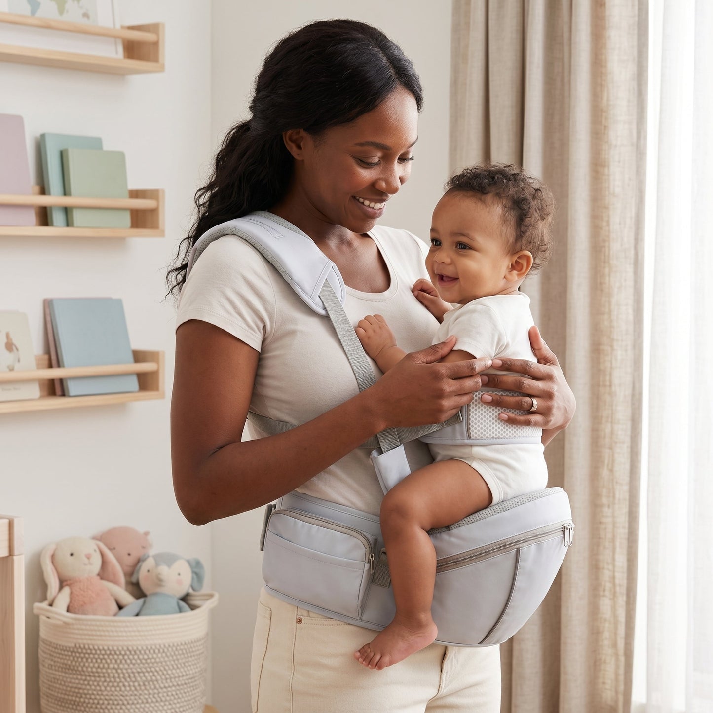 Infant Hip Carrier for Comfortable Baby Wearing