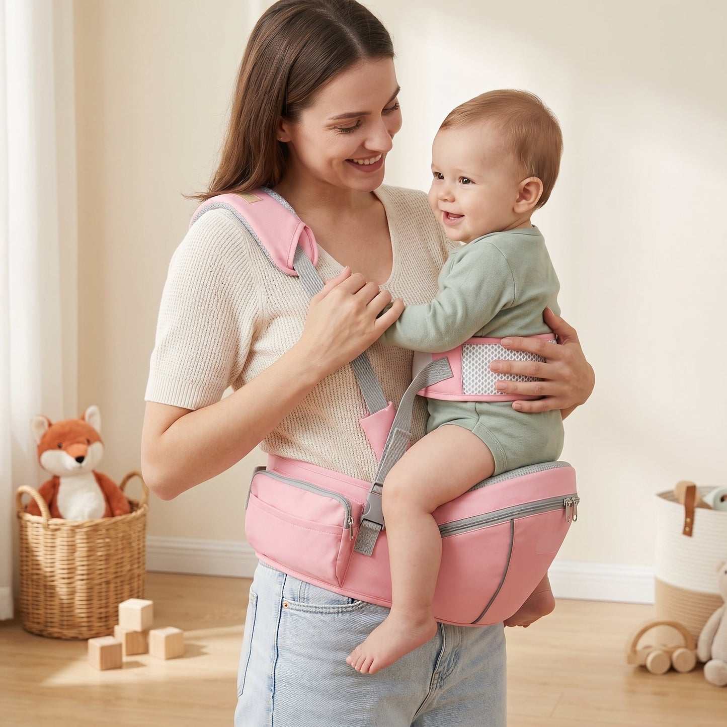 Infant Hip Carrier for Comfortable Baby Wearing