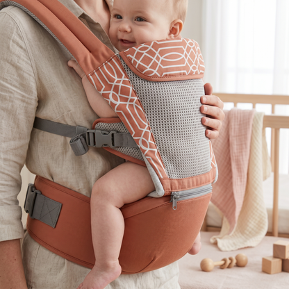 Hip Seat Baby Carrier with Cradle Support