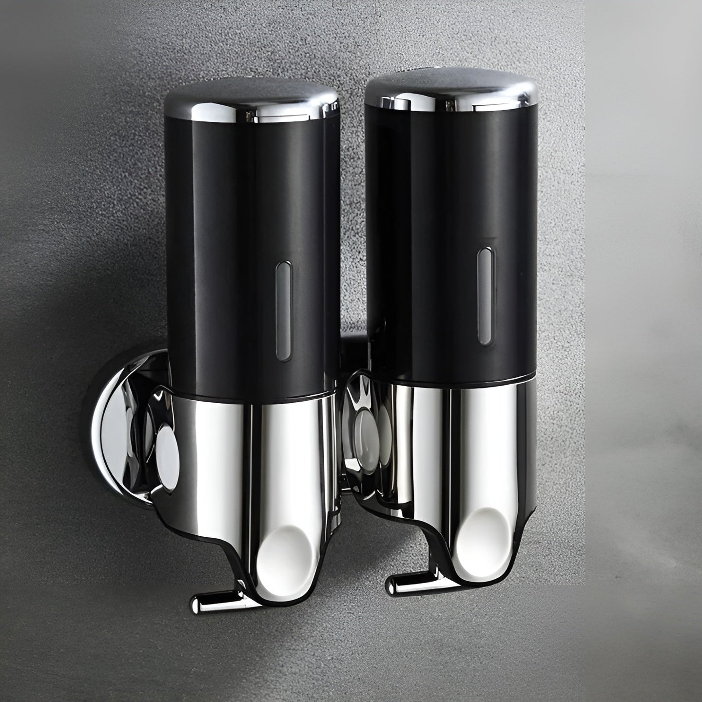 Sleek Marble-Style Wall Soap Dispenser for Effortless Use