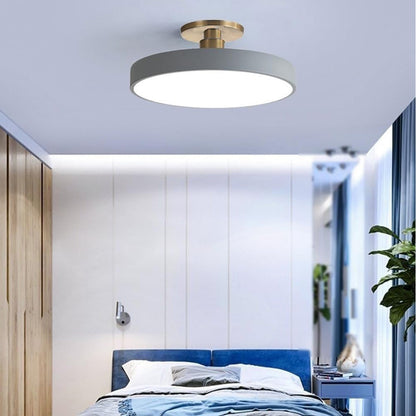 Chic Two-Color LED Ceiling Light with Convenient Remote Control