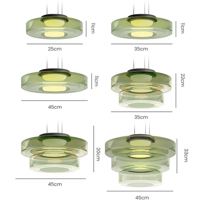 Sleek Glass Pendant Light – Contemporary Hanging Fixture