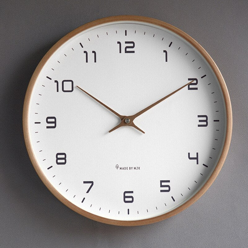 Tranquil Essence Wall Clock – Elegant Wood Design
