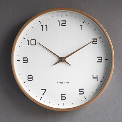 Tranquil Essence Wall Clock – Elegant Wood Design