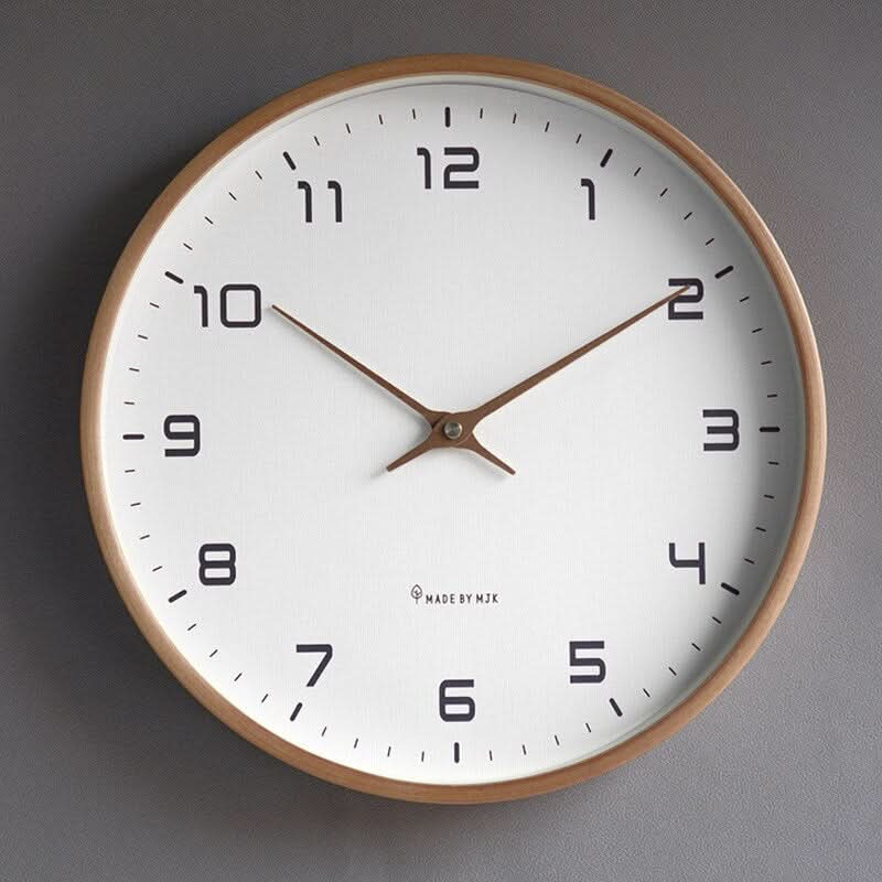 Elegant Wooden Wall Clock – A Blend of Style and Serenity