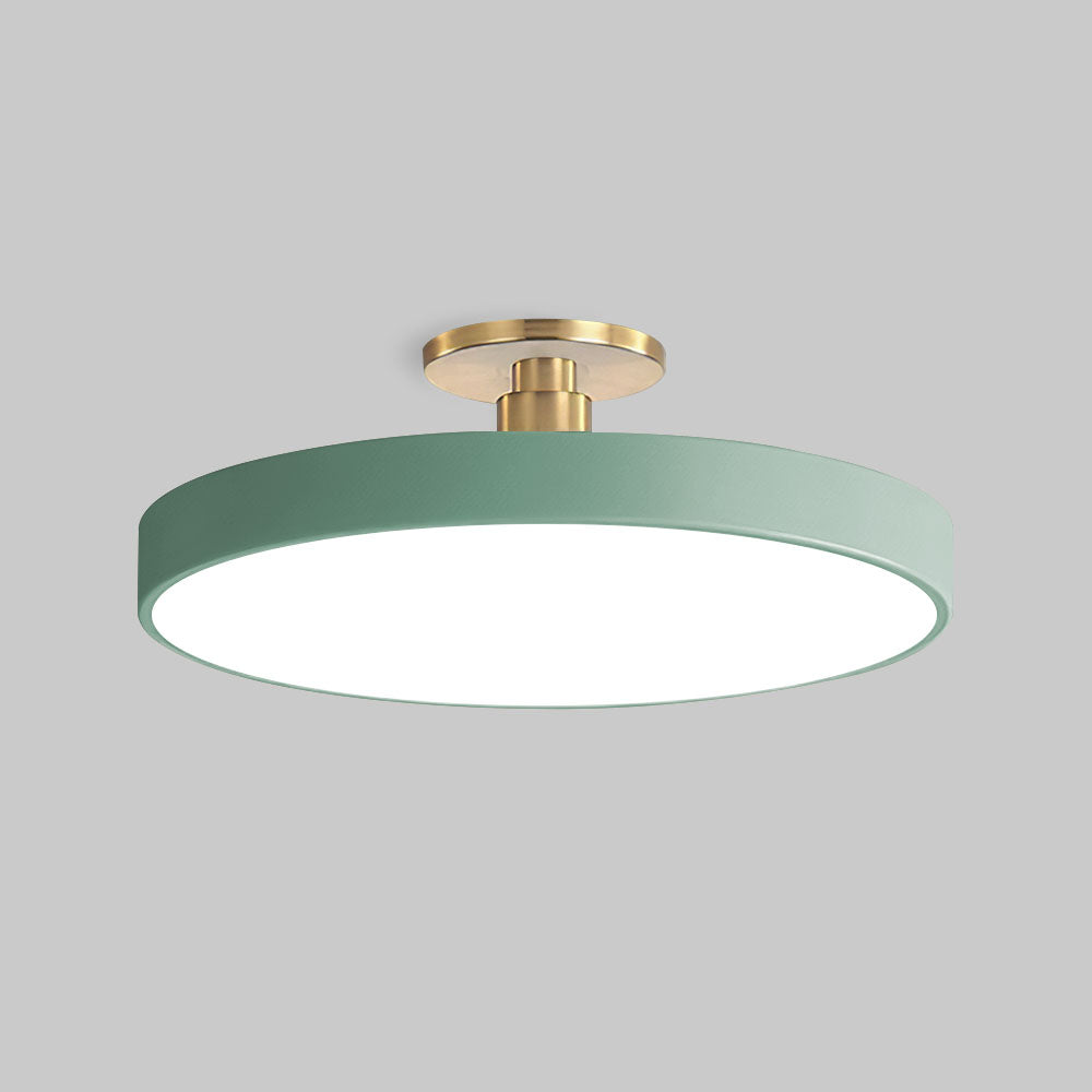 Chic Two-Color LED Ceiling Light with Convenient Remote Control