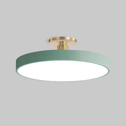 Chic Two-Color LED Ceiling Light with Convenient Remote Control