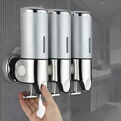 Sleek Marble-Style Wall Soap Dispenser for Effortless Use